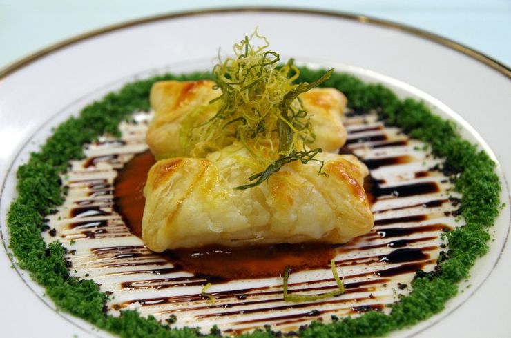 トリッパのトマト煮グラタン